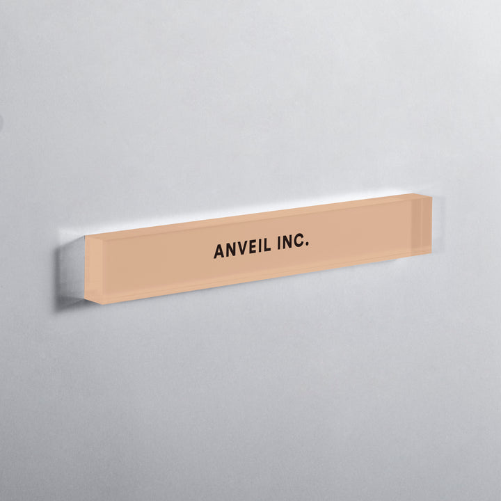 ACRYLIC DOOR PLATE - PIECE OF SIGN