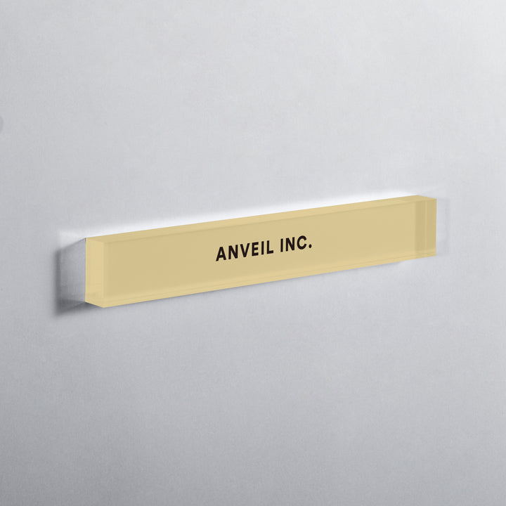 ACRYLIC DOOR PLATE - PIECE OF SIGN