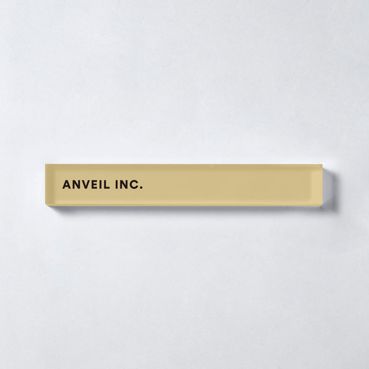 ACRYLIC DOOR PLATE - PIECE OF SIGN