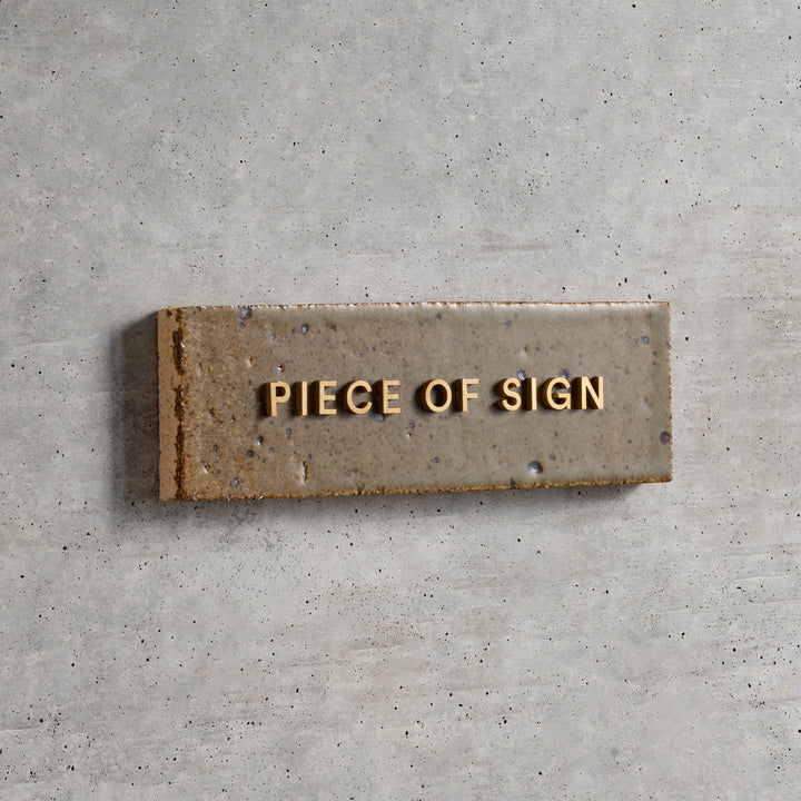 THE DOOR PLATE + 切文字サイン - clé new california - PIECE OF SIGN