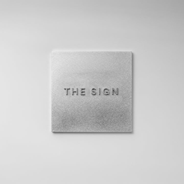 THE DOOR PLATE + 切文字サイン - SLAB
