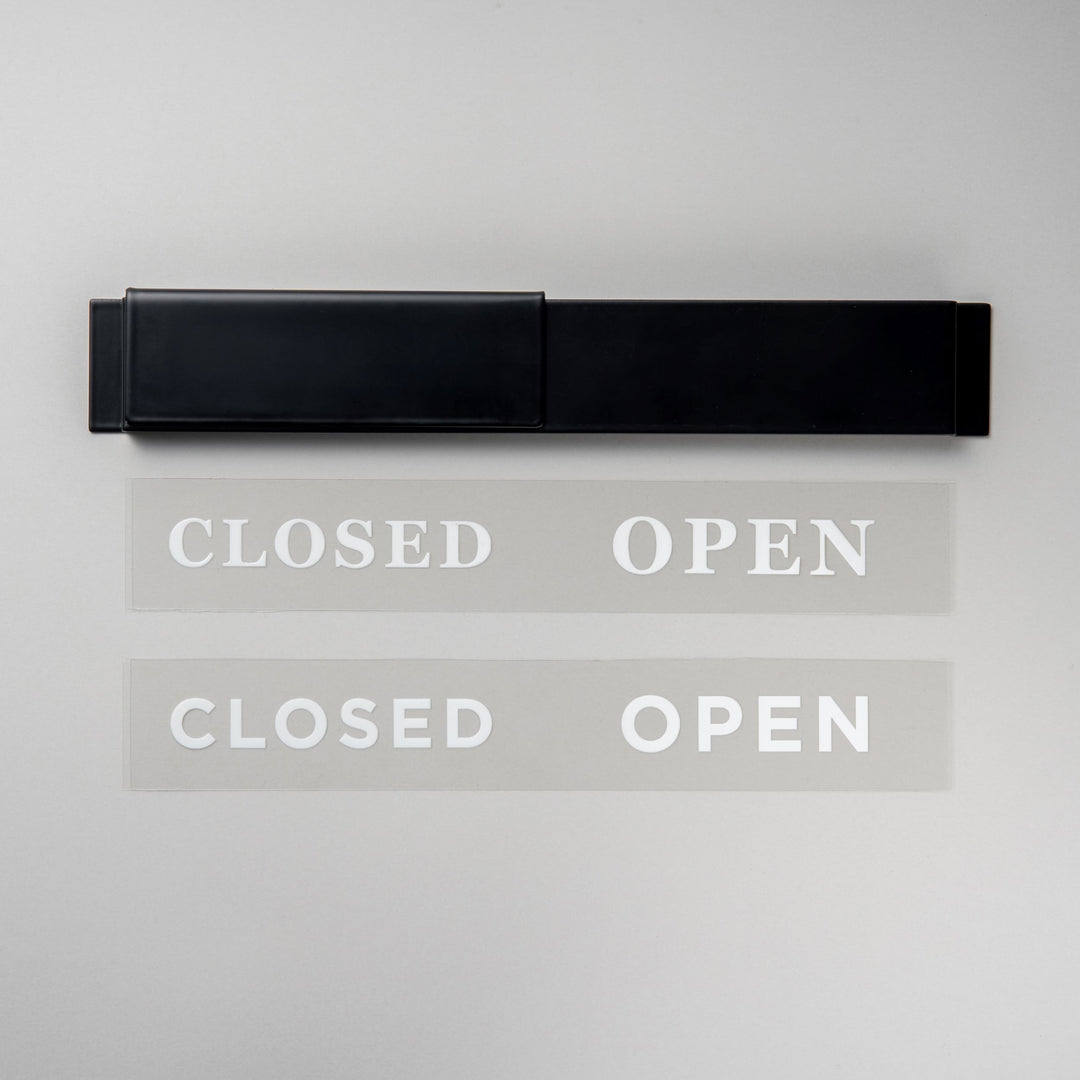 OPEN & CLOSED Wall Sign