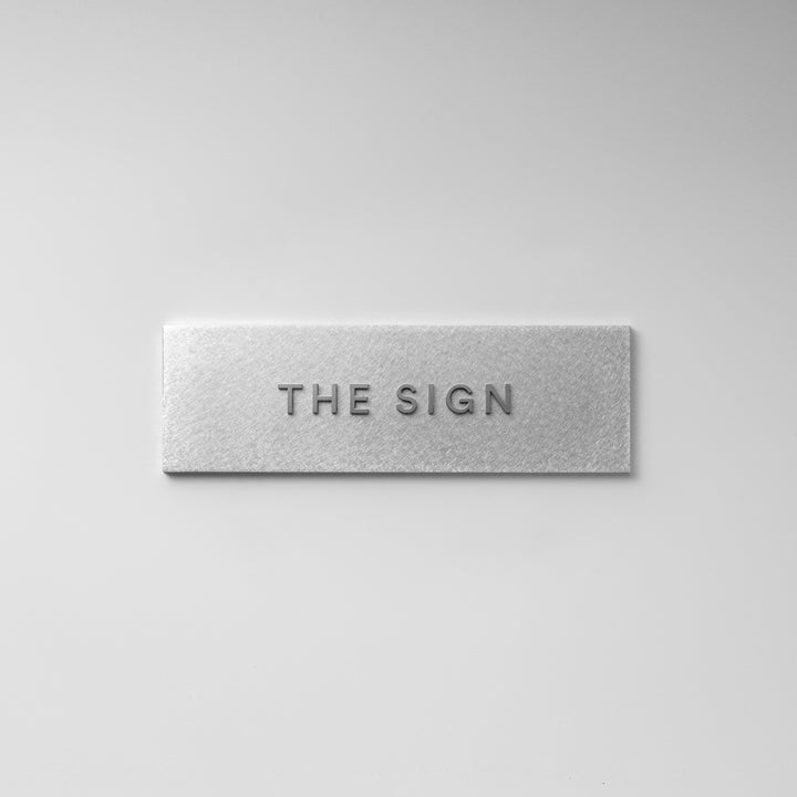 THE DOOR PLATE + 切文字サイン - SLAB