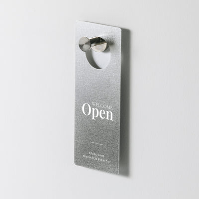 OPEN / CLOSEDサイン - 壁付け看板