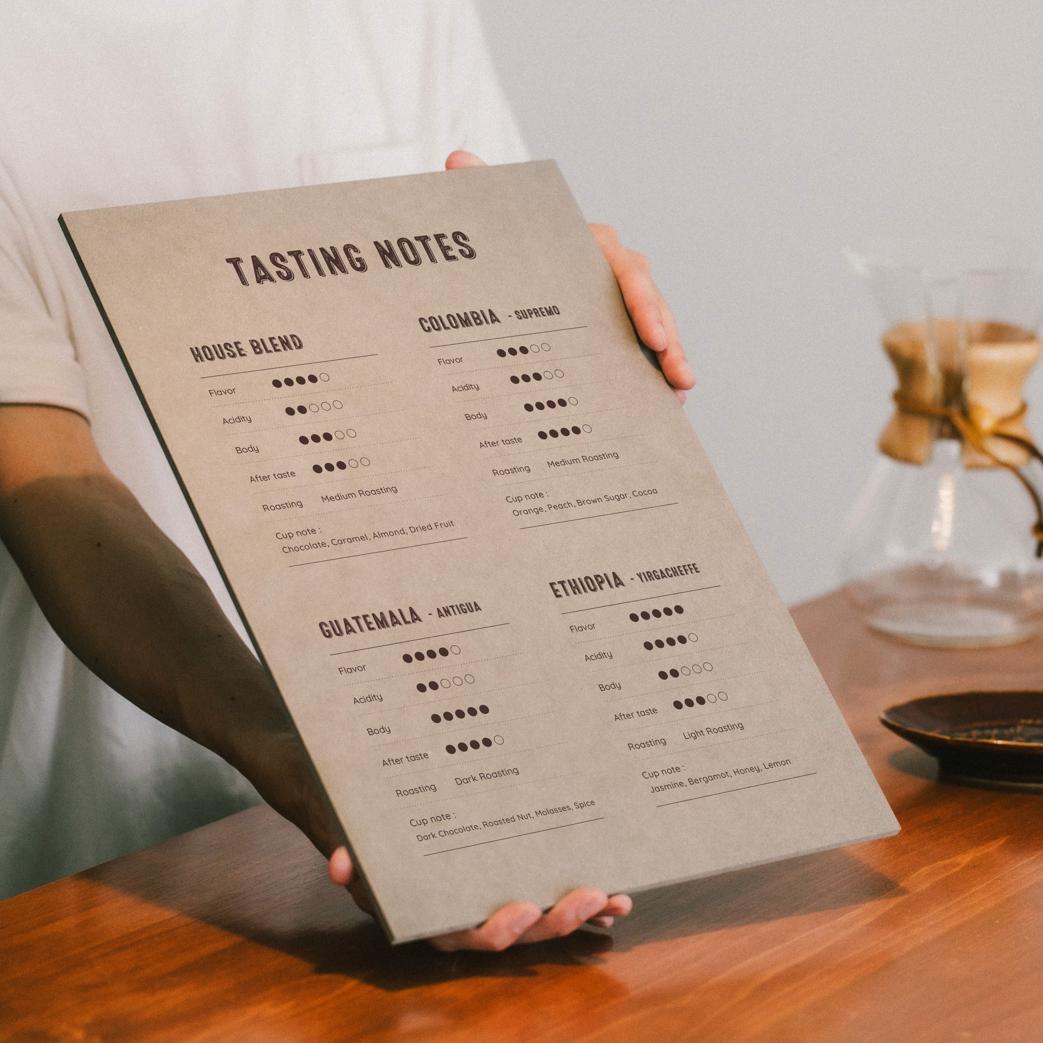 MENU design by Judi Radice メニューデザインオーク出版 WOODEN メニューボード
