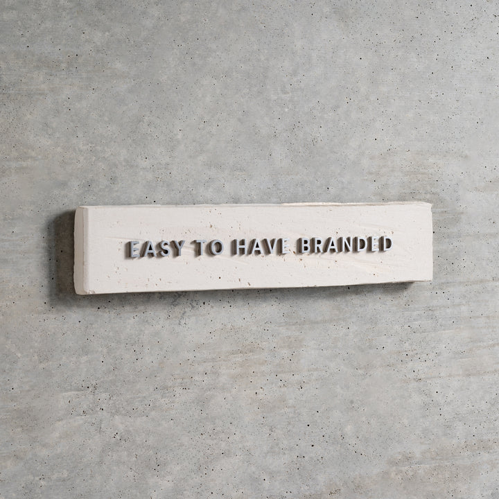 THE DOOR PLATE + 切文字サイン - clé fornace brioni + cristina celestino - PIECE OF SIGN