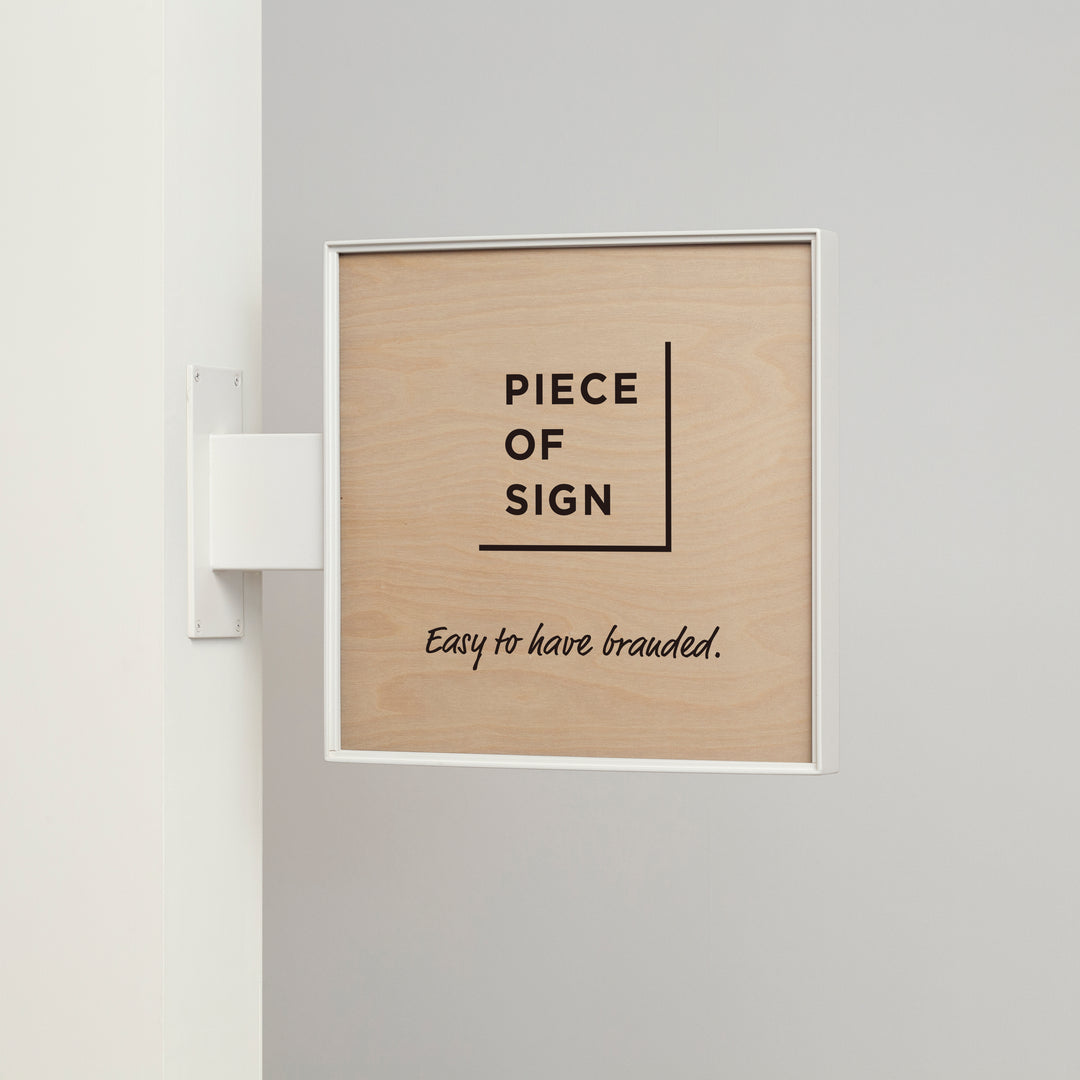 FRAMED ウォールサイン 突き出し - SQUARE