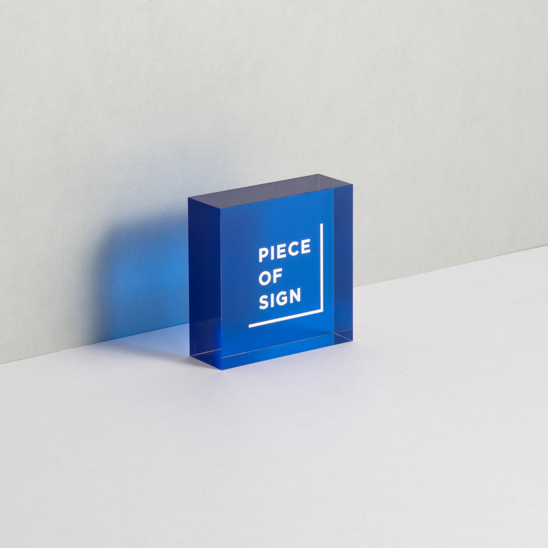 COUNTER / TABLE TOP サイン - アクリルカラー印刷