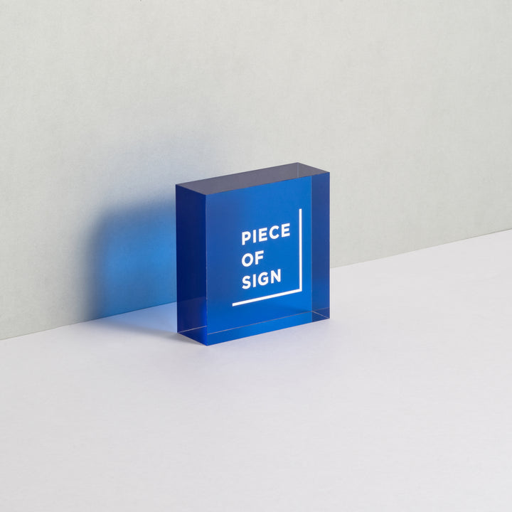 COUNTER / TABLE TOP サイン - アクリルカラー印刷 - PIECE OF SIGN
