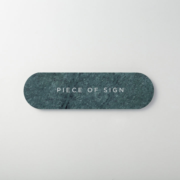 THE DOOR PLATE - clé - 彫刻カラー仕上げ - PIECE OF SIGN