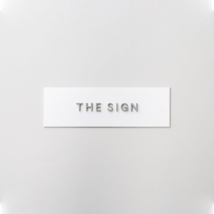 THE DOOR PLATE + 切文字サイン - PIECE OF SIGN