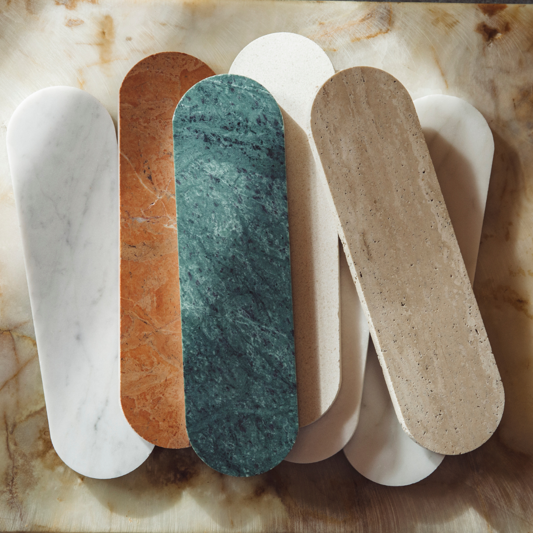 クラフトタイル表札｜THE DOOR PLATE - clé lapidary