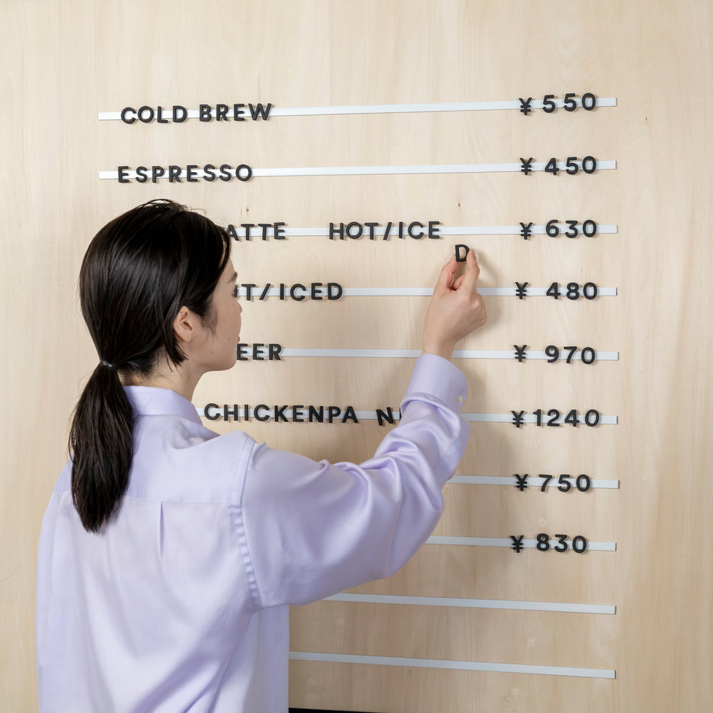 MAGNETIC LETTER & RAIL サインセット