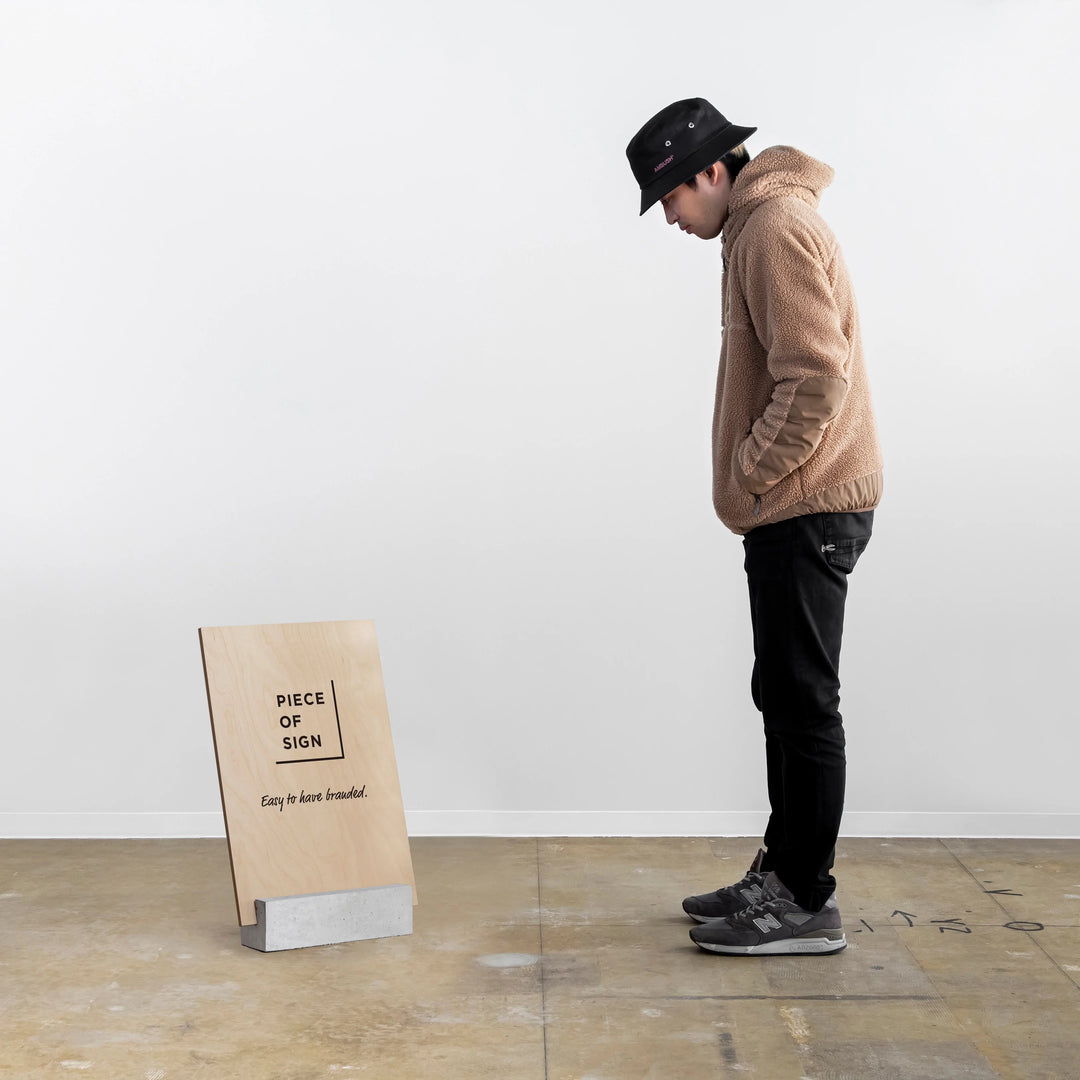 BLOCK & BOARD L-SIZE スタンドサイン（印刷無しで購入）