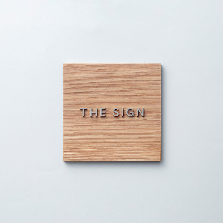 THE DOOR PLATE + 切文字サイン - PIECE OF SIGN
