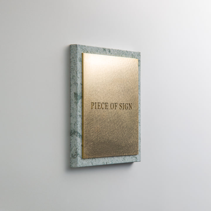 THE DOOR PLATE - 異素材MIX - くり抜き仕上げ