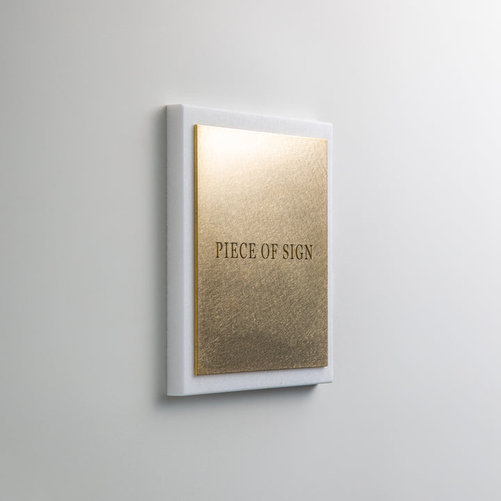 THE DOOR PLATE - 異素材MIX - くり抜き仕上げ