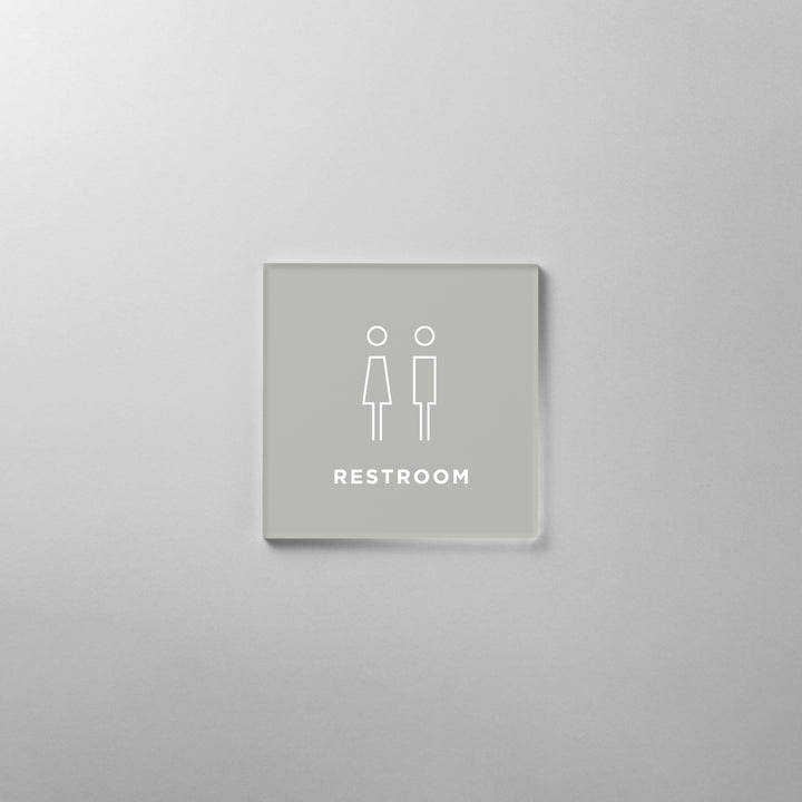 ACRYLIC INFO SIGN - PIECE OF SIGN