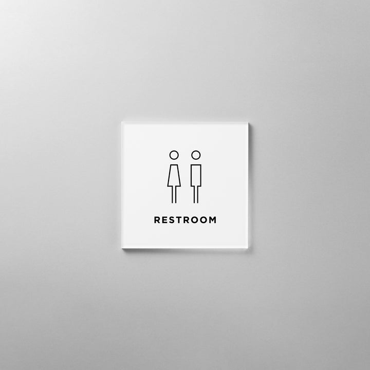 ACRYLIC INFO SIGN - PIECE OF SIGN