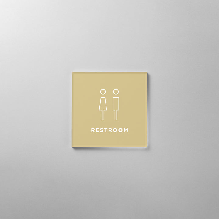 ACRYLIC INFO SIGN - PIECE OF SIGN
