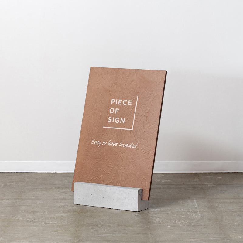LARGE PLATE SIGN