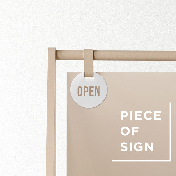 MINI OPEN & CLOSED プレートサイン - PIECE OF SIGN