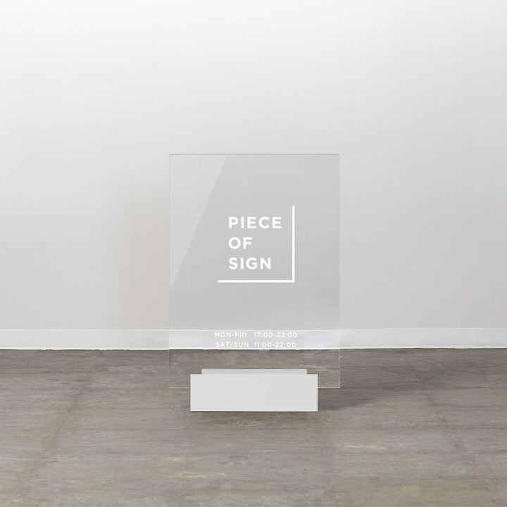 MINIMAL BASE L-SIZE スタンドサイン