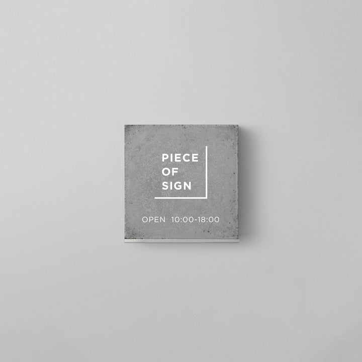 BLOCK + L PARTS サイン