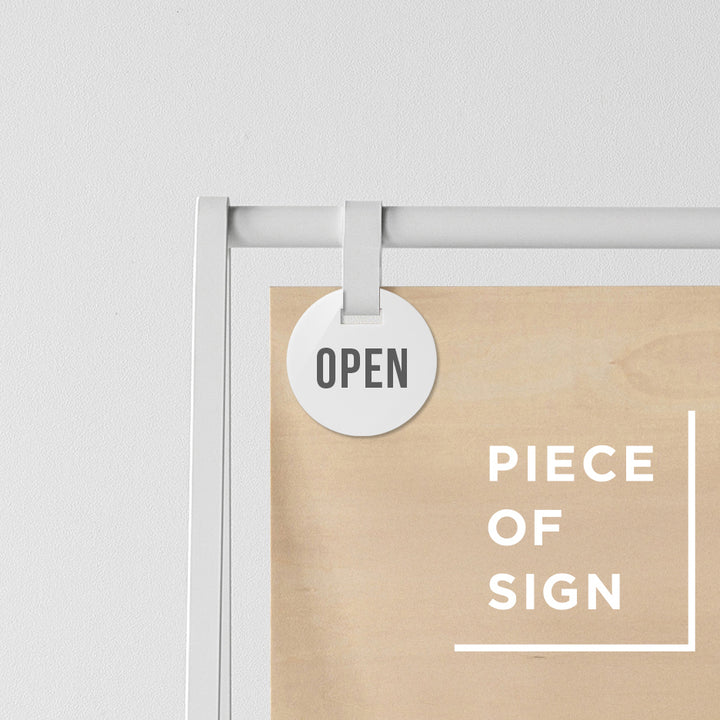 MINI OPEN & CLOSED プレートサイン - PIECE OF SIGN