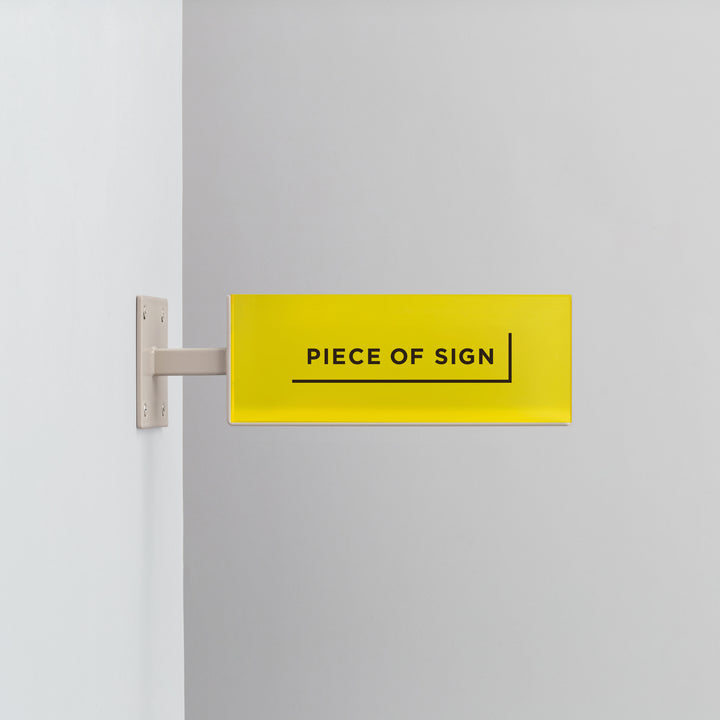 BLOCK ウォールサイン - カラーアクリル - PIECE OF SIGN