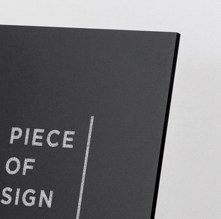 BLOCK & BOARD L-SIZE（プレートのみ） - PIECE OF SIGN
