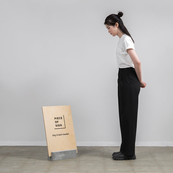 BLOCK & BOARD L-SIZE スタンドサイン - PIECE OF SIGN