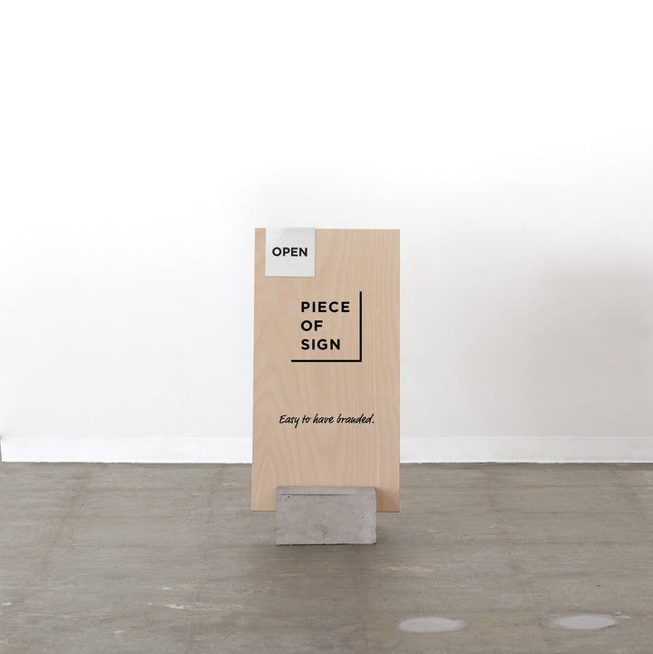 MINI OPEN & CLOSED プレートサイン - PIECE OF SIGN