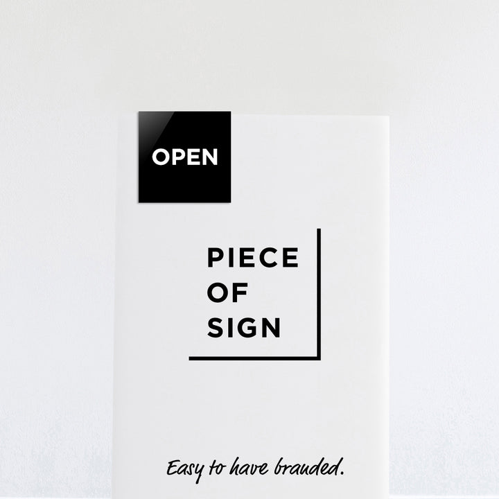 MINI OPEN & CLOSED プレートサイン - PIECE OF SIGN