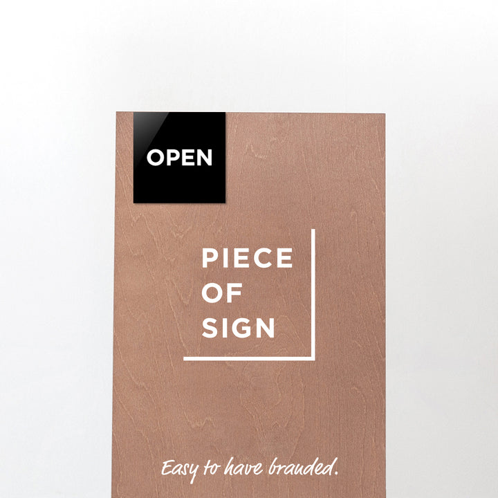 MINI OPEN & CLOSED プレートサイン - PIECE OF SIGN