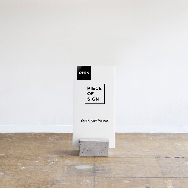 MINI OPEN & CLOSED プレートサイン - PIECE OF SIGN