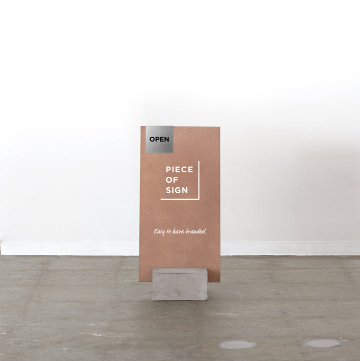 MINI OPEN & CLOSED プレートサイン - PIECE OF SIGN