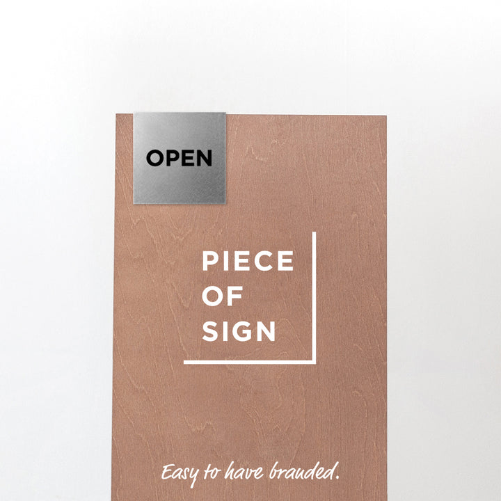 MINI OPEN & CLOSED プレートサイン - PIECE OF SIGN