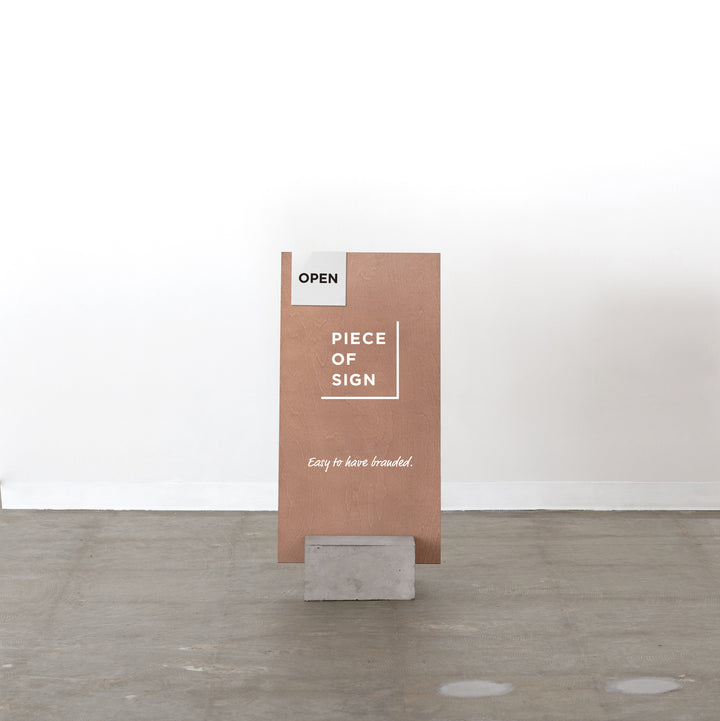 MINI OPEN & CLOSED プレートサイン - PIECE OF SIGN