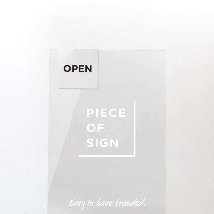 MINI OPEN & CLOSED プレートサイン - PIECE OF SIGN