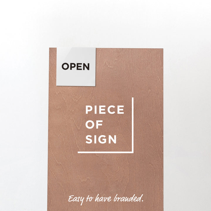 MINI OPEN & CLOSED プレートサイン - PIECE OF SIGN