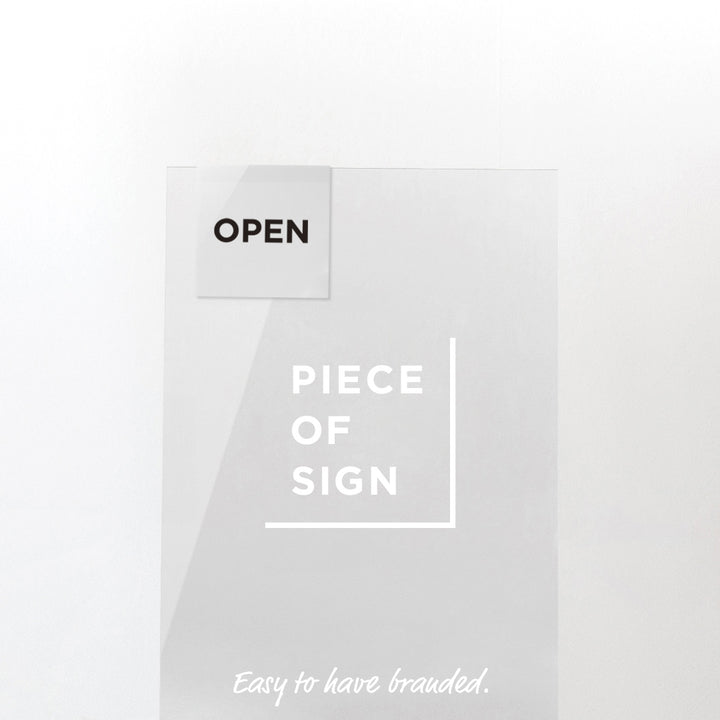MINI OPEN & CLOSED プレートサイン - PIECE OF SIGN