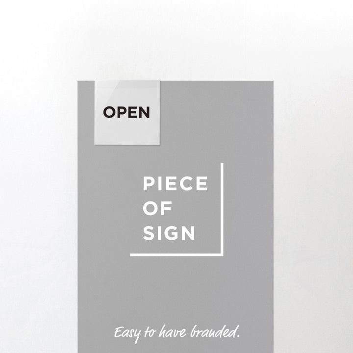 MINI OPEN & CLOSED プレートサイン - PIECE OF SIGN