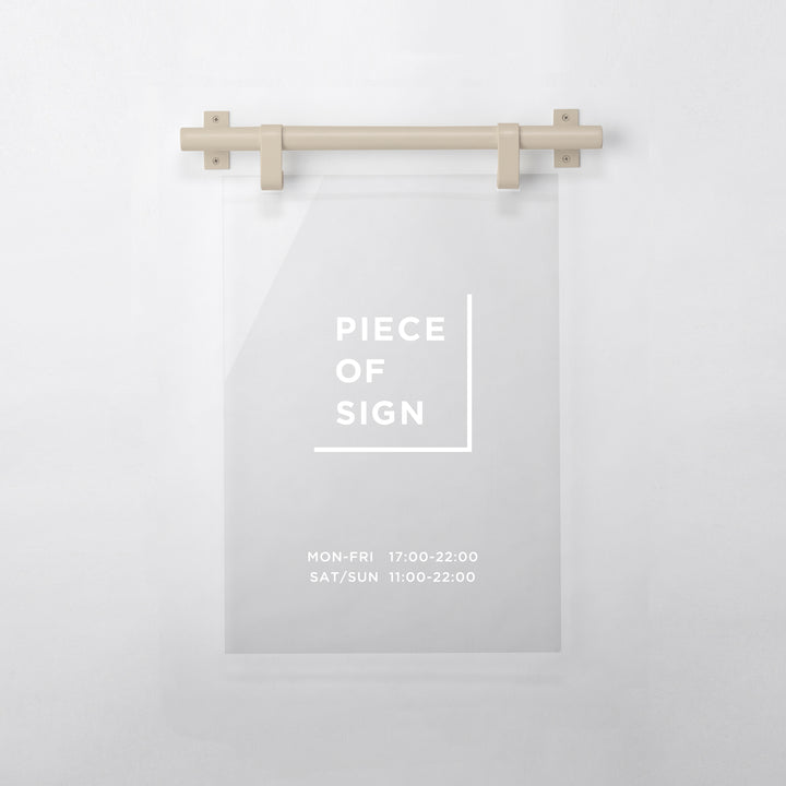 HANGING ウォールサイン 壁掛け L-SIZE - PIECE OF SIGN