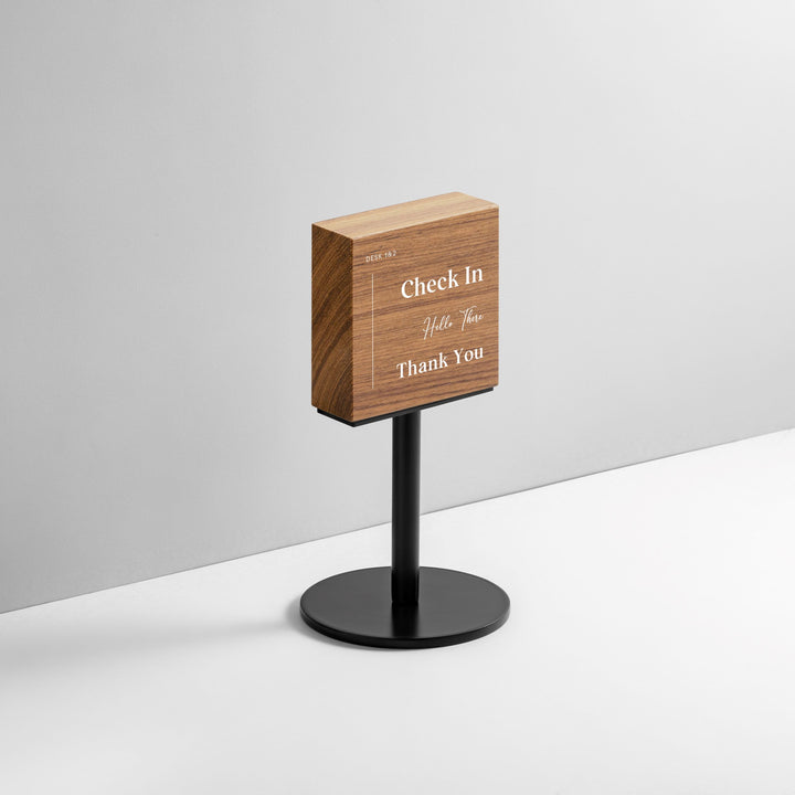 TABLE POLE ブロックサイン- BLACK - PIECE OF SIGN