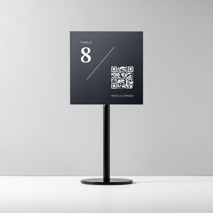 TABLE POLE プレートサイン- BLACK - PIECE OF SIGN