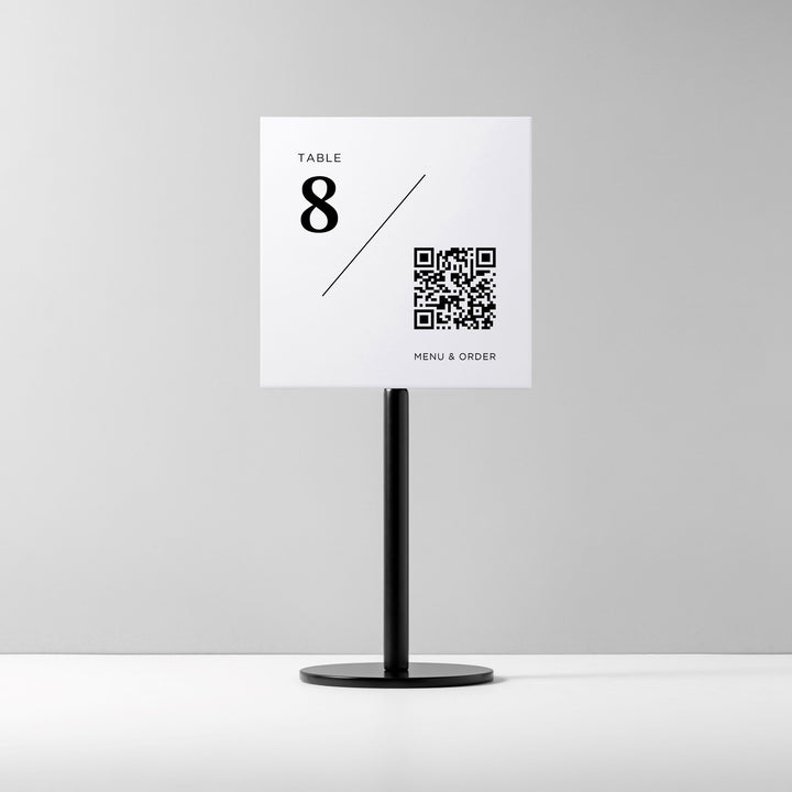 TABLE POLE プレートサイン- BLACK - PIECE OF SIGN