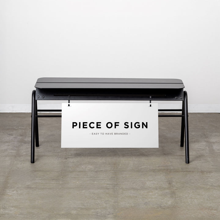 STEEL ベンチサイン - PIECE OF SIGN
