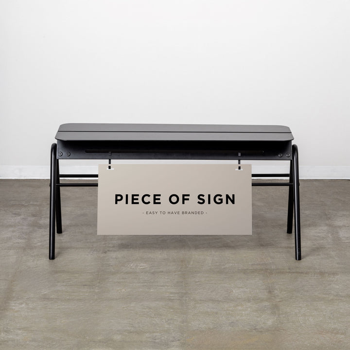STEEL ベンチサイン - PIECE OF SIGN