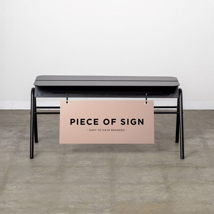 STEEL ベンチサイン - PIECE OF SIGN